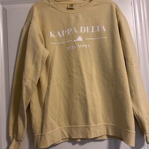 Comfort Colors Men's Tan Crewneck Sweater